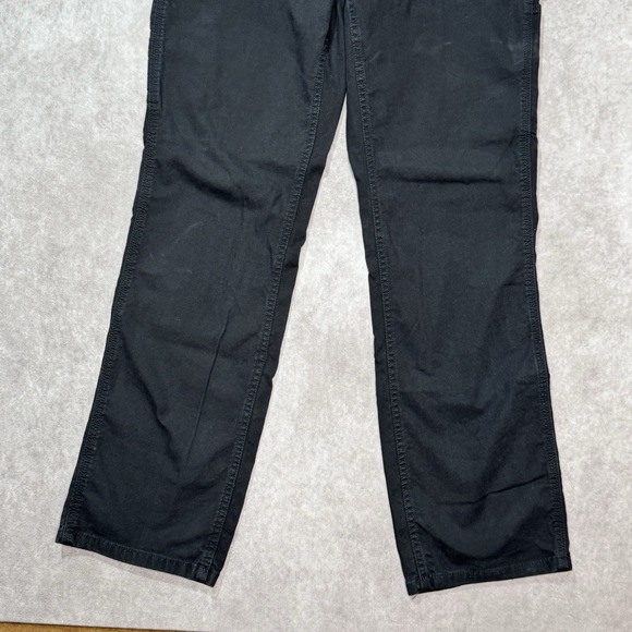 Carhartt Women's Rugged Flex Loose Fit Canvas Work Pants 4 Reg BN2080-W Black - Picture 3 of 13